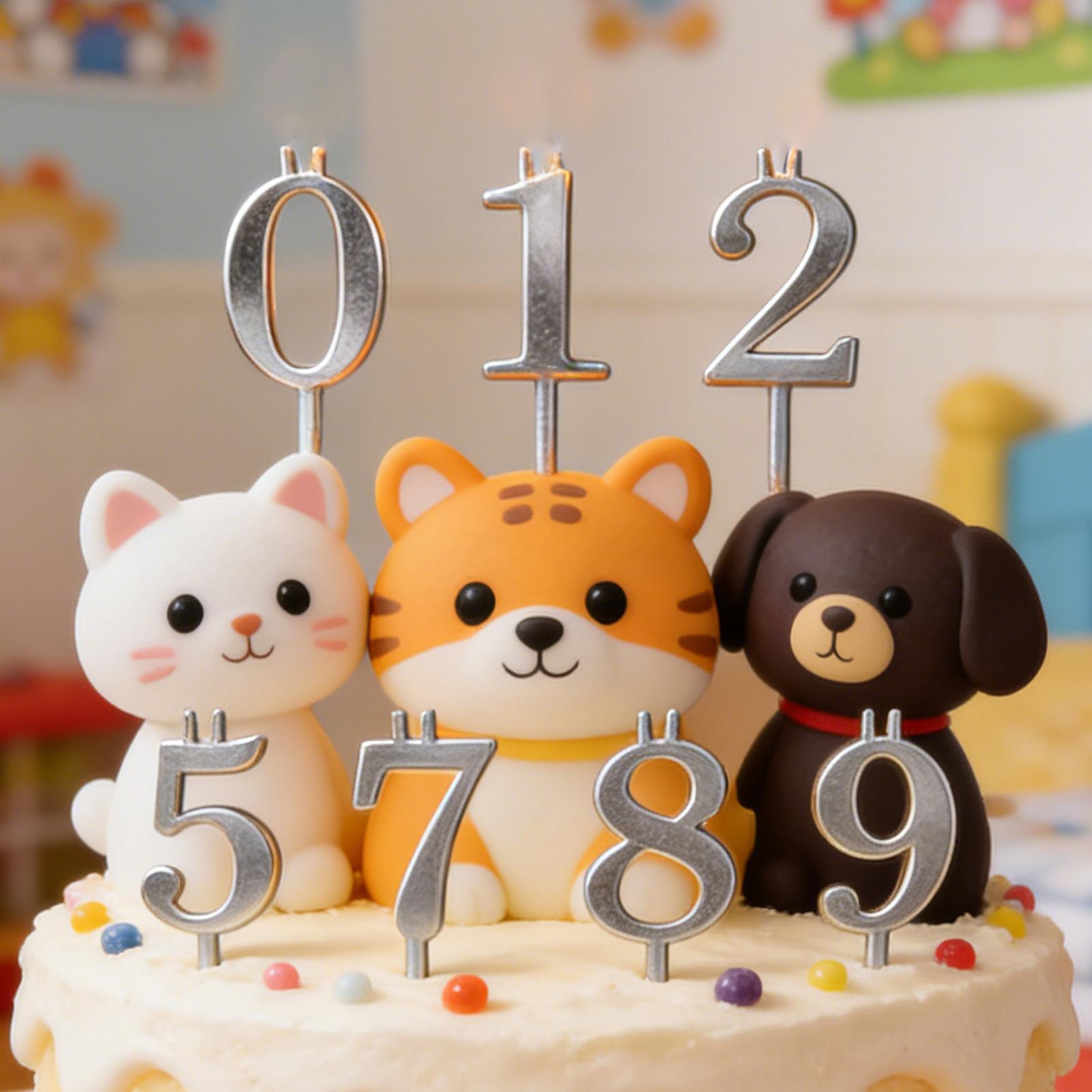 10個入り 0-9 数字ケーキトッパー メタルナンバーキャン - Candle Making Business のレビューと価格